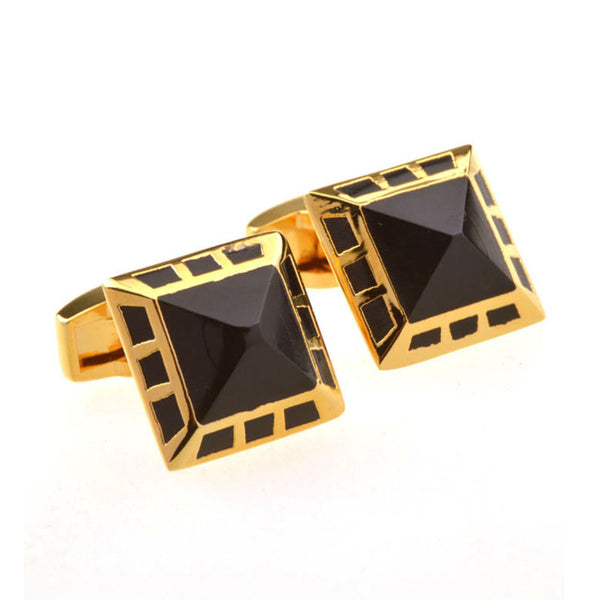 Enamel Dropping Glue Cufflinks