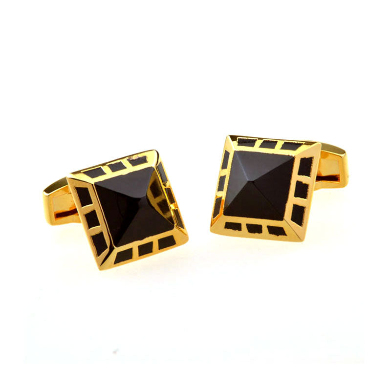 Enamel Dropping Glue Cufflinks