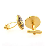 Enamel Dropping Glue Cufflinks