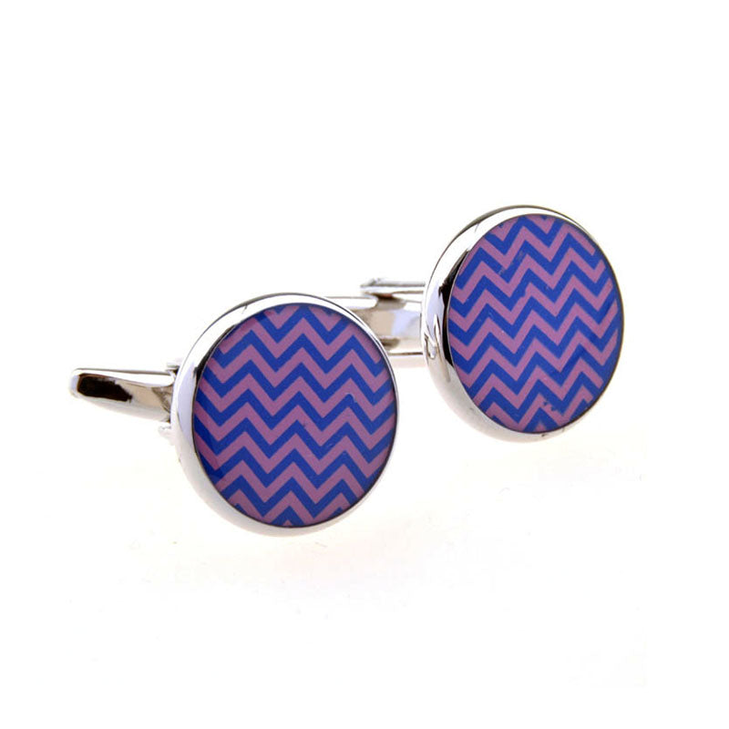 Enamel Dropping Glue Cufflinks