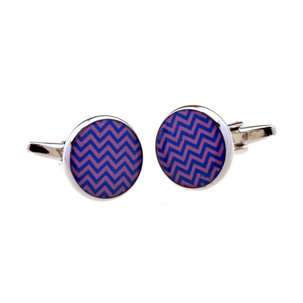 Enamel Dropping Glue Cufflinks