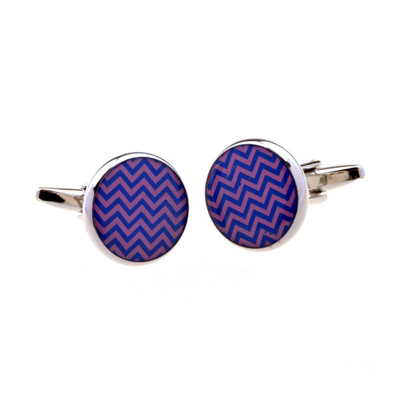 Enamel Dropping Glue Cufflinks