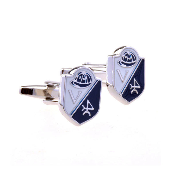 Enamel Dropping Glue Cufflinks