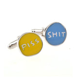 Enamel Dropping Glue Cufflinks