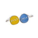 Enamel Dropping Glue Cufflinks