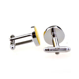 Enamel Dropping Glue Cufflinks