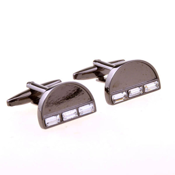 Crystal Zircon Cufflinks