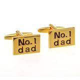 Enamel Dropping Glue Cufflinks