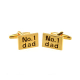 Enamel Dropping Glue Cufflinks