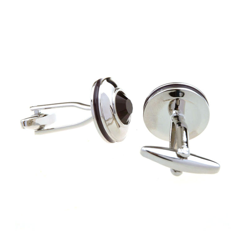 Crystal Zircon Cufflinks
