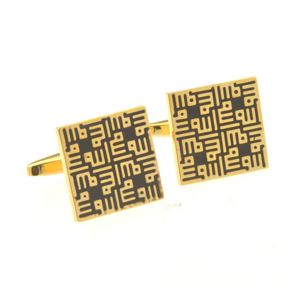 Enamel Dropping Glue Cufflinks