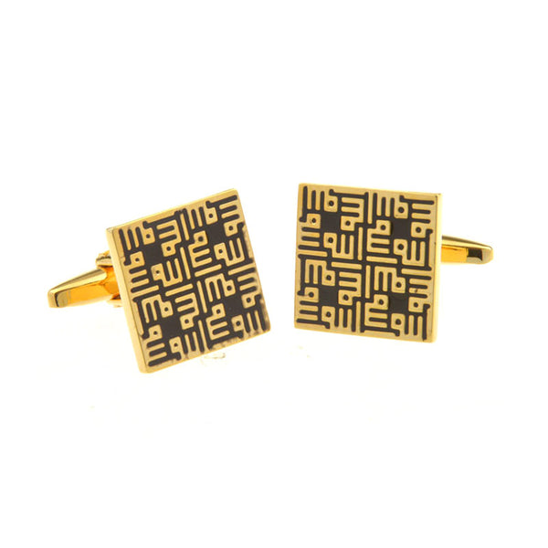 Enamel Dropping Glue Cufflinks