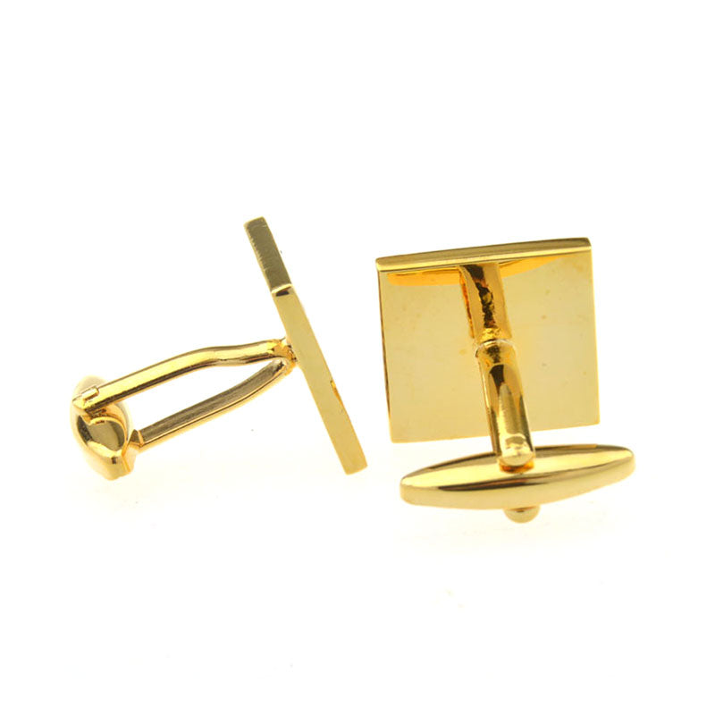 Enamel Dropping Glue Cufflinks
