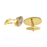 Enamel Dropping Glue Cufflinks