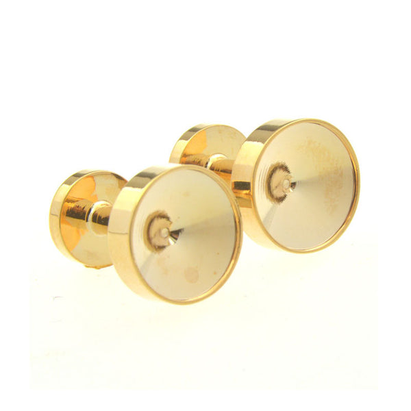 Plain Colour Metal Cufflinks