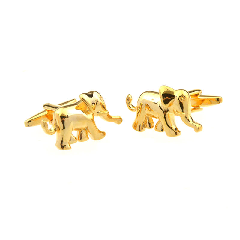 Animals Plants Plain Colour Metal Cufflinks