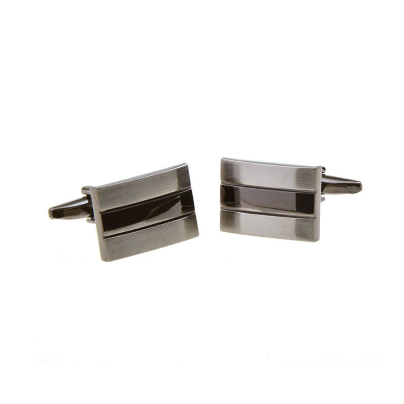 Plain Colour Metal Cufflinks