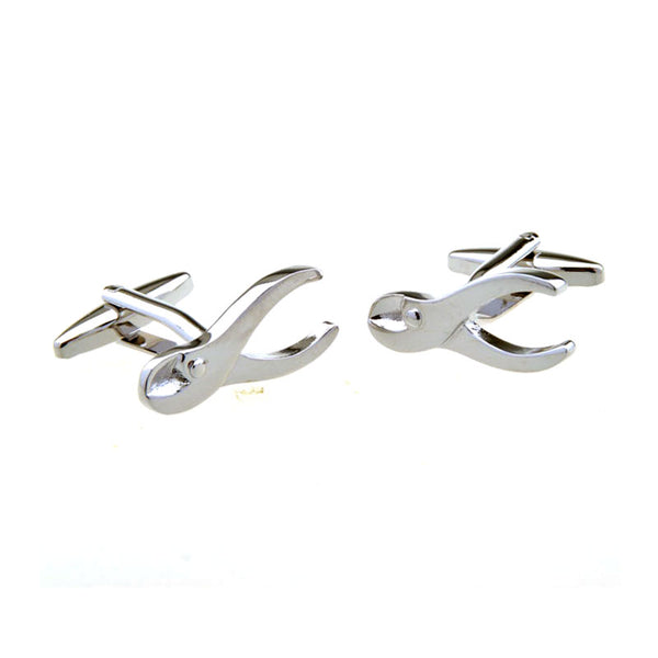 Military Tools Plain Colour Metal Cufflinks