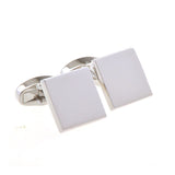 Plain Colour Metal Cufflinks