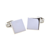 Plain Colour Metal Cufflinks