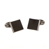 Plain Colour Metal Cufflinks