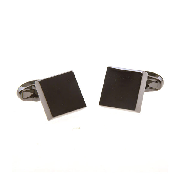 Plain Colour Metal Cufflinks