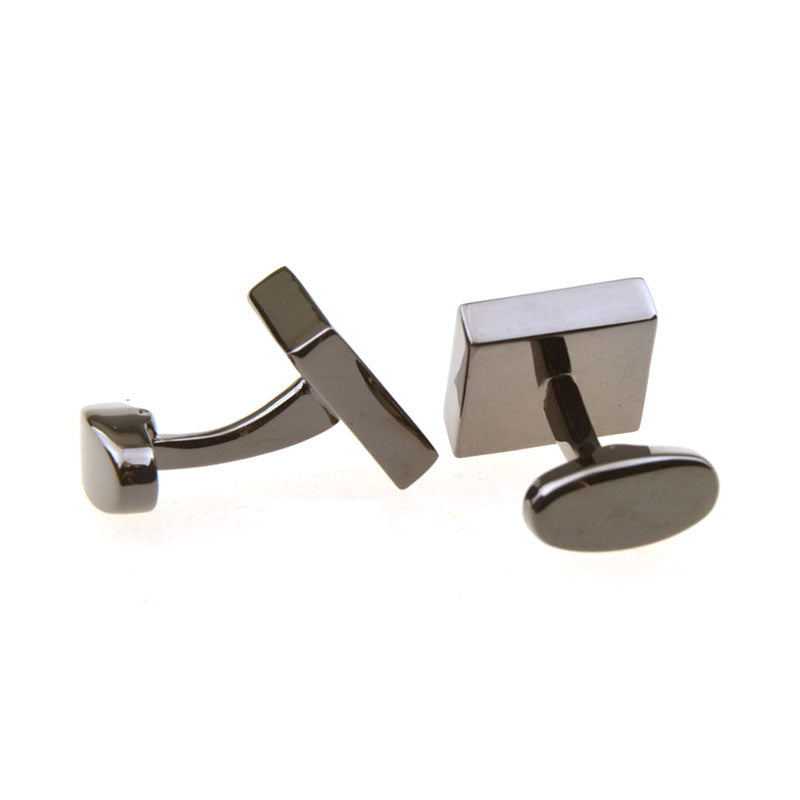 Plain Colour Metal Cufflinks