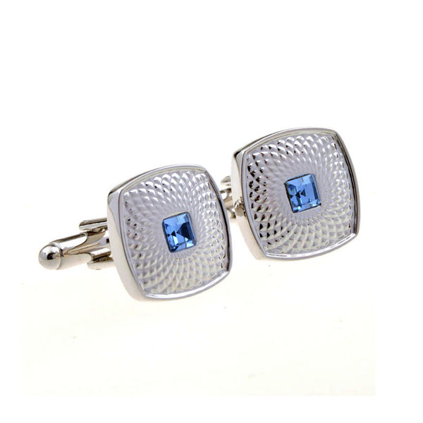 Crystal Zircon Cufflinks