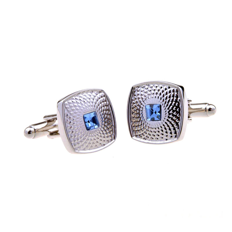 Crystal Zircon Cufflinks