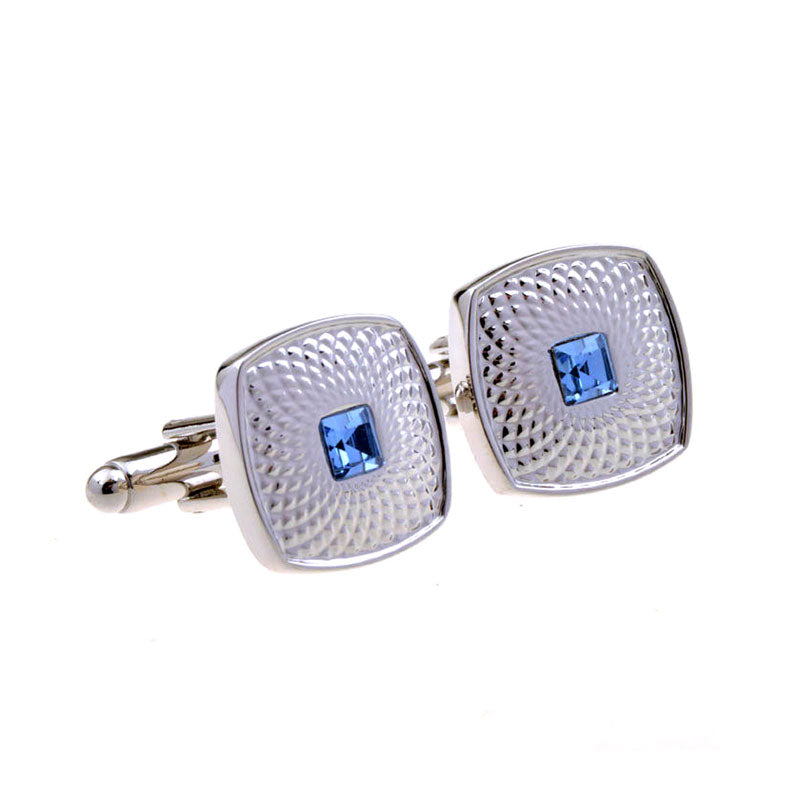 Crystal Zircon Cufflinks