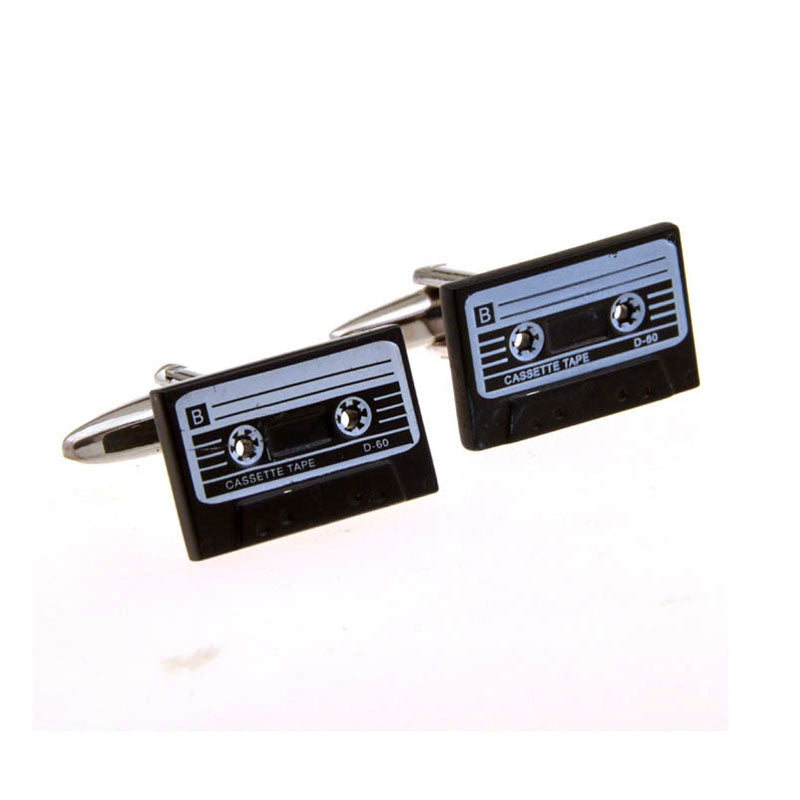 Military Tools Grease Baking Paint Cufflinks