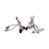 Military Tools Grease Baking Paint Cufflinks