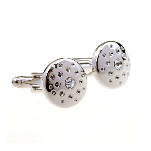 Crystal Zircon Cufflinks