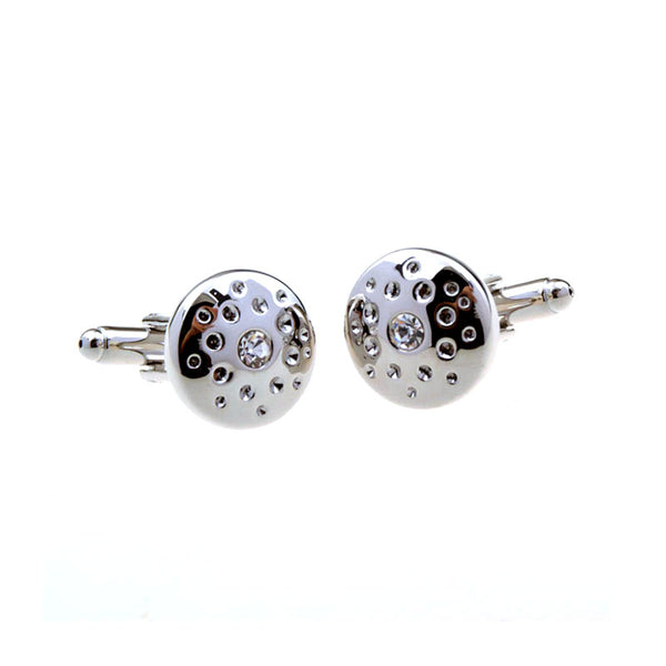Crystal Zircon Cufflinks