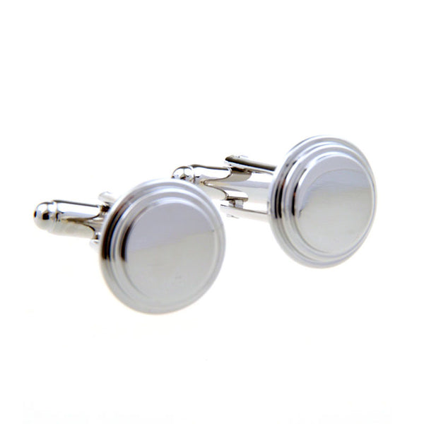 Plain Colour Metal Cufflinks