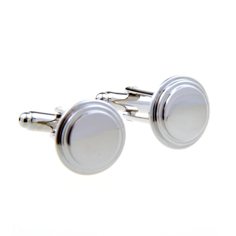Plain Colour Metal Cufflinks