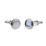 Plain Colour Metal Cufflinks