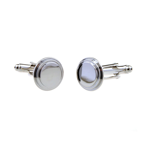 Plain Colour Metal Cufflinks