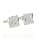 Plain Colour Metal Cufflinks