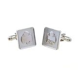 Plain Colour Metal Cufflinks