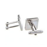 Plain Colour Metal Cufflinks