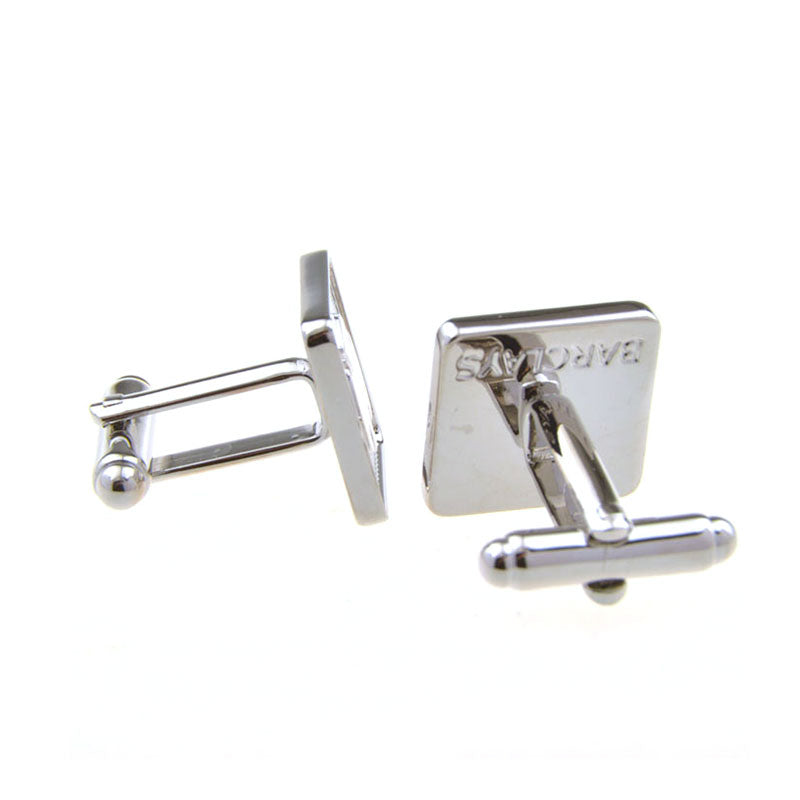 Plain Colour Metal Cufflinks
