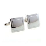 Plain Colour Metal Cufflinks