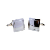 Plain Colour Metal Cufflinks