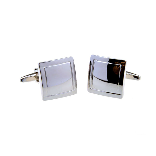 Plain Colour Metal Cufflinks