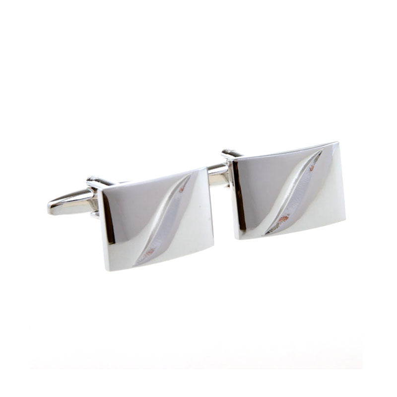 Plain Colour Metal Cufflinks