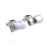 Car Logo Traffic Plain Colour Metal Cufflinks