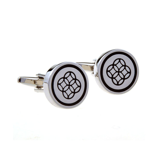 Enamel Dropping Glue Cufflinks
