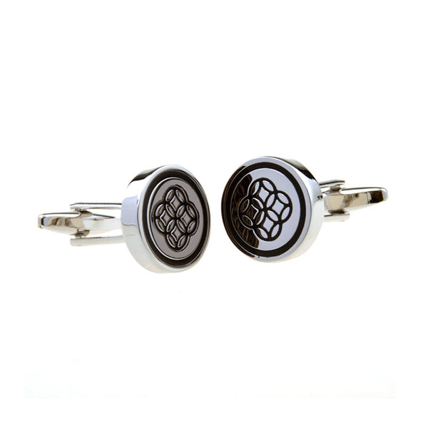 Enamel Dropping Glue Cufflinks