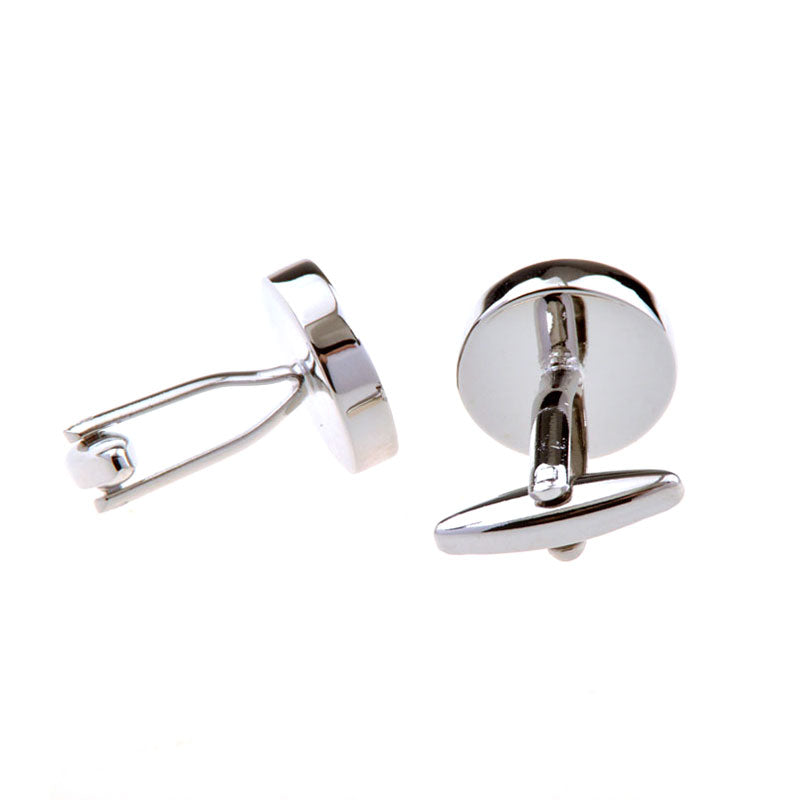 Enamel Dropping Glue Cufflinks